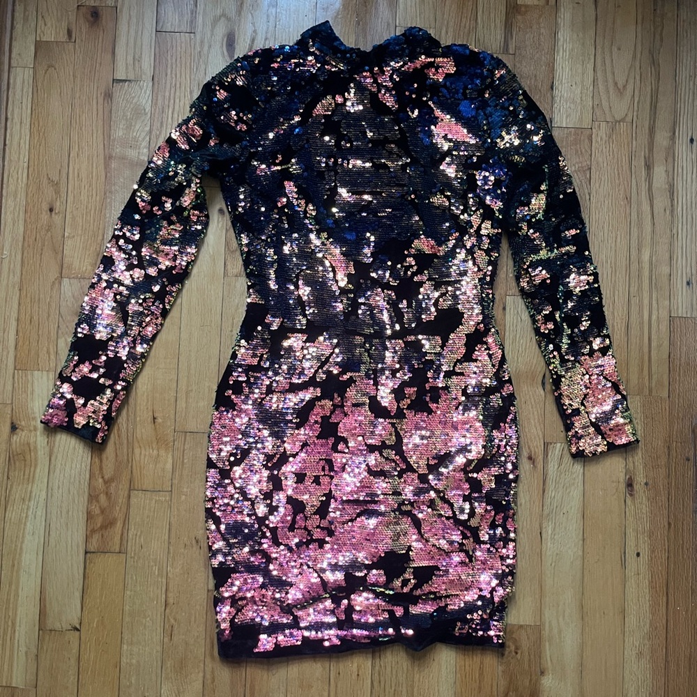 Alexia Admor Zoe sequin mini dress XS